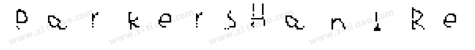 ParkersHand Regular字体转换